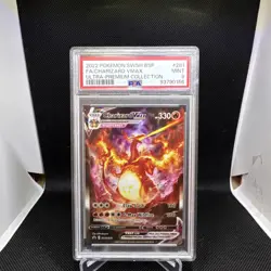 Pokemon PSA 9 2022 Charizard VMAX SWSH261 Holo Full Art Promo UPC - Image 1
