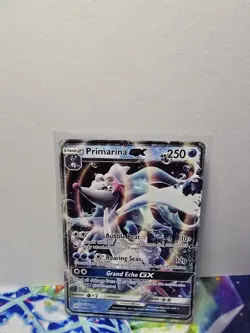 Pokemon TCG Primarina GX Sun & Moon Base Set 42/149 Holo Ultra Rare - Image 1