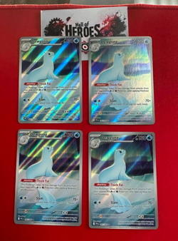 Pokemon TCG Dewgong Illustration Rare ME: Phantasmal Flames 097/094 (x4) - Image 1