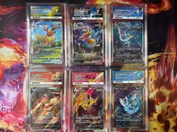 Pokemon 2021 Flareon Jolteon Vaporeon SWSH Premium Collection Promos Ace Graded! - Image 1