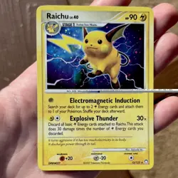 Pokemon TCG Raichu Reverse Holo Foil 15/123 Mysterious Treasures English LP/NM - Image 2