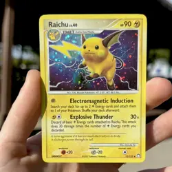 Pokemon TCG Raichu Reverse Holo Foil 15/123 Mysterious Treasures English LP/NM - Image 3