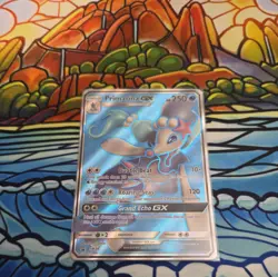 Pokemon TCG Primarina GX SM39 Full Art Holo Rare Black Star Promo NM/M - Image 1
