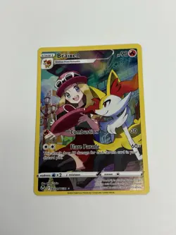 Pokemon Braixen TG01/TG30 Sword & Shield Silver Tempest Trainer Gallery Holo - Image 1