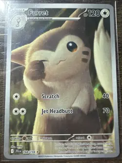 Furret 168/159 Illustration Rare, Journey Together, Full Art Holo, Pokemon TCG - Image 1