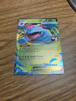 Mega Venusaur ex 003/132 Pokemon Play! Prize Pack Play Stamp - Image 2