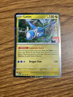 Latios 101/132 MEG Prize Pack Series 8 Play! Pokemon Stamped Holo Near Mint - Image 1