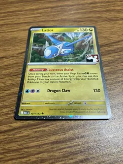 Latios 101/132 MEG Prize Pack Series 8 Play! Pokemon Stamped Holo Near Mint - Image 2