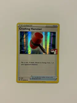 Crushing Hammer 159/202 Line Holo Pokemon Prize Pack Series 2 NM FAST SHIP G - Image 1