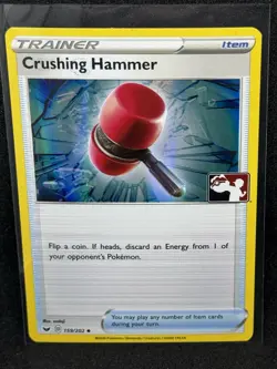 Crushing Hammer 159/202 Line Holo Pokemon Prize Pack Series 2 NM - Image 1