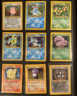 Vintage Pokemon Binder 36 Holos 1998-2002 NO CREASES Zapdos Mewtwo Nidoking - Image 3