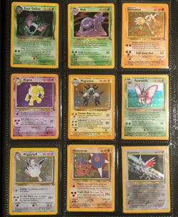 Vintage Pokemon Binder 36 Holos 1998-2002 NO CREASES Zapdos Mewtwo Nidoking - Image 5