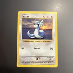 Dratini 026/102 Base Set (Shadowless) Regular Pokemon - Image 1