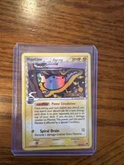 Mantine Reverse Foil Pokemon EX Dragon Frontiers #20 2006 - Image 1