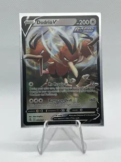 Pokemon TCG Dodrio V Fusion Strike 201/264 Holo Ultra Rare - Image 1