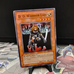 Yugioh! D.D. Warrior Lady DCR-027 Super Rare 1st Edition Vintage LP/NM - Image 1