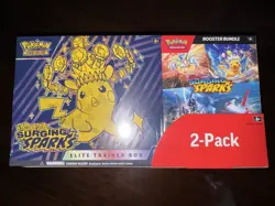 Pokemon TCG Scarlet &Violet Surging Sparks Elite Trainer box + Booster Bundle - Image 1