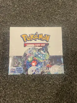 Pokemon TCG: Scarlet & Violet Stellar Crown Factory Sealed Booster Box - Image 1
