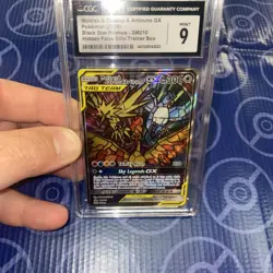 2019 Pokemon Moltres Zapdos Articuno GX Black Star Promo SM210 - CGC 9 - Image 1