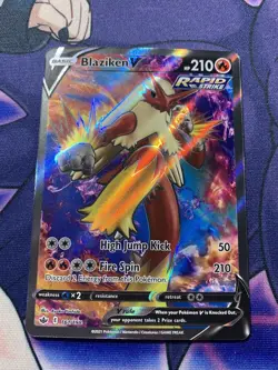 Blaziken V Full Art 161/198 Sword & Shield Chilling Reign Pokemon Pack Fresh - Image 1