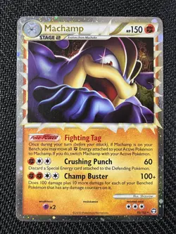 Machamp Prime Holo 95/102 HeartGold & SoulSilver Near Mint Pokemon - Image 1