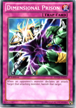 Dimensional Prison - SDCR-EN033 - Common - 1st Edition - Yugioh - Image 1