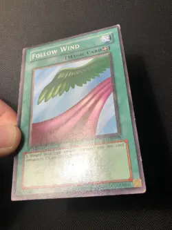 Yugioh! Follow Wind LOB-098 1st Edition Short Print NA English Vintage - Image 3