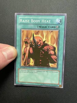 Yu-Gi-Oh! Raise Body Heat Legend of Blue Eyes White Dragon LOB-097 1st Edition - Image 1