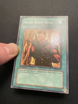 Yu-Gi-Oh! Raise Body Heat Legend of Blue Eyes White Dragon LOB-097 1st Edition - Image 2