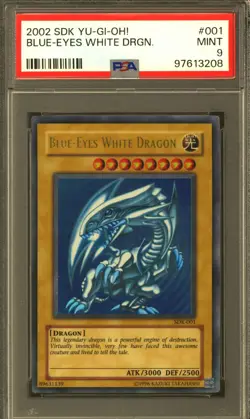 Yu-Gi-Oh Starter Deck Kaiba Blue-Eyes White Dragon SDK-001 PSA 9 *208 - Image 1