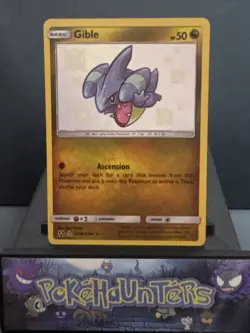 Pokemon Card Gible Hidden Fates SV38/SV94 Baby Shiny Rare Near Mint - Image 1