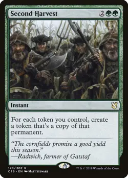 Second Harvest [Commander 2019] Magic MTG - Image 1