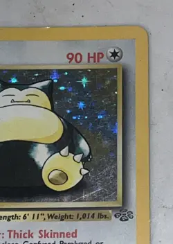 Pokemon TCG Snorlax Jungle Holo Unlimited Rare Card 11/64 LP WOTC - Image 4
