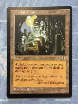 MTG 1997 Ancient Tomb, Tempest! - Image 1