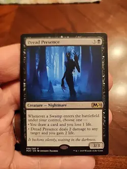 Dread Presence - Core Set 2020 (096) - MTG -Lightly Played - *Regular* - Image 1