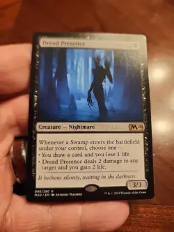 Dread Presence - Core Set 2020 (096) - MTG -Lightly Played - *Regular* - Image 2