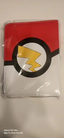 Pokemon Card Binder Zipper Game Card Collection Bag Pokemon 4-Pocket 400 Cards - Image 3