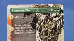 Summon: Titan (Borderless) #373 (NM) Final Fantasy FIN Magic MTG - Image 2