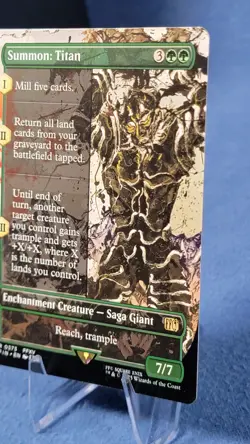 Summon: Titan (Borderless) #373 (NM) Final Fantasy FIN Magic MTG - Image 4