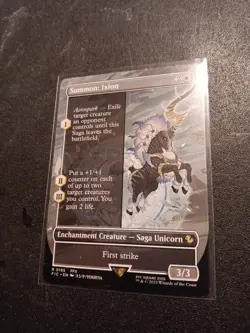 MTG: FINAL FANTASY #195 Summon: Ixion (Borderless) - Image 1