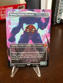 Krang, Utrom Warlord (Borderless) Teenage Mutant Ninja Turtles Regular Magic TCG - Image 1