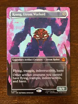 Krang, Utrom Warlord (Borderless) Teenage Mutant Ninja Turtles Regular Magic TCG - Image 2