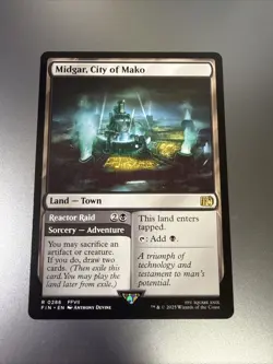 Midgar, City of Mako Final Fantasy Foil NM R 0286 - Image 1