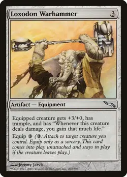 Loxodon Warhammer Mirrodin LP MTG - Image 1