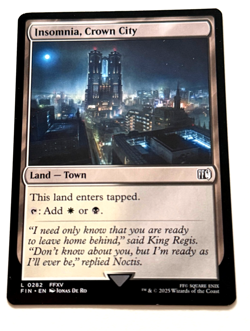 Insomnia Crown City 0282 Magic The Gathering MTG Final Fantasy FF NM 2025 - Image 1