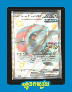 Iron Treads ex 073 Holo Paldean Fates Stamped Promo Pokemon Card - Image 1