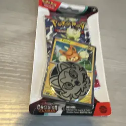 Pokemon TCG Obsidian Flames Booster Pack Pawmi Promo Coin English 2023 - Image 2