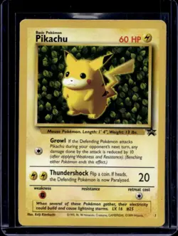 1999 Pokemon Wizards Black Star Promos Pikachu #1 - Image 1