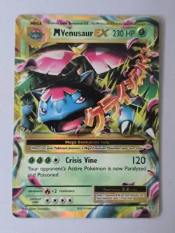 Pokemon TCG M Venusaur EX Evolutions 2/108 Ultra Rare Holo 230 HP Mega 2016 - Image 1