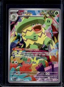 2025 Pokemon Phantasmal Flames Ludicolo Illustration Rare #095/094 - Image 1